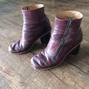MAISON MARTIN MARGIELA LEATHER BOOTS 37